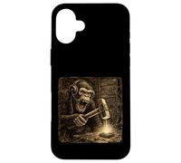 Server Room Monkey Sysadmin DevOps Tech Humor IT Programmer Case for iPhone 16 Plus