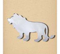 Servewell Lion Shaped Acrylic Wall Art Mirror - 35cm x 19cm