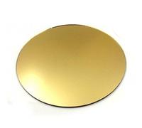 Servewell Round Cake Board - Mirrored Gold - 7 Inch Diameter
