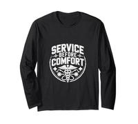 Service Before Comfort Medical Worker Long Sleeve T-Shirt