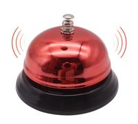 Service Bell - Anti Rust Desk Ring Bell, Durable Metal Alert Tool | Table Top Call Bell Portable Design Loud Signal Restaurant Hotel Kitchen Bar Office Counter Communication Reception