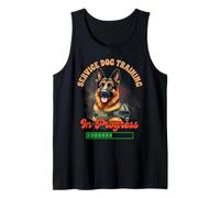 Service Dog German Shepherd Service Dog Training in Progress Tank Top