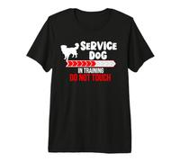 Service Dog in Training Don't Touch Trainer Dog Lovers Premium T-Shirt