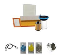 Service kit complete air filter+oil filter+fuel filter+cabin filter compatible with Alfa Romeo 147 1.9 JTD CV 110 03/2001 onwards (B001)