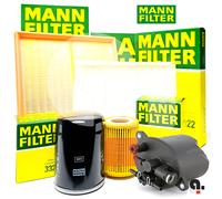 Inspection Set For BMW 116d 118d E81 E82 E87 E88 Filters Mann +6 Liters Oil