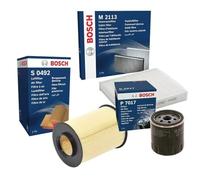 SERVICE KIT for Fоrd Focus MK2 1.8 TDCI (2007-2012) - Genuine Bosch Oil Filter & Air Filter & Cabin Filter P7017 S0492 M2113