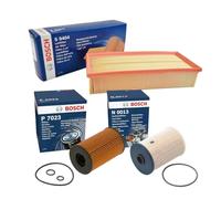 SERVICE KIT for Vоlkswаgеn Golf MK6 1.6 TDI CAYB CAYC (2009-2012) - Genuine Bosch Oil Filter & Air Filter & Fuel Filter P7023 S9404 N0013