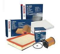 SERVICE KIT for Vоlvo XC60 2.0 D4 (2008 -> onwards) - Genuine Bosch Oil Filter & Air Filter & Cabin Filter P7152 S0513 M2205