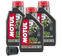Service Kit Honda CB 500 X 2013-2018 Motul 5100 10W30 + Oil Filter