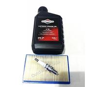 Service Kit Honda HRB475 & HRB535 Petrol Lawn Mowers Briggs Oil, Plug & Filter