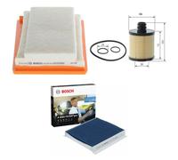 Service Kit with Air, Oil & Cabin Filters Fits Fiat Tipo 1.6 Bosch F 026 400 651