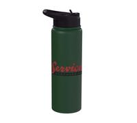 Service Merchandise Classic Vintage Appeal Stainless Steel Insulated Water Bottle