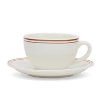 Service Projects Marlow Diner Cup & Plate White/Red One Size