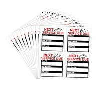 Service Reminder Stickers Oil Change Due Reminder Stickers | self Adhesive Labels, 40PCS 2x2 Inch Service Remind Window Sticker for Car Next Due Easy to Write On, Window Labels for Car Auto Vehicl