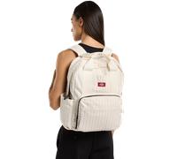 Service Stripe Lisbon Backpack in Egret