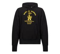 Service Works Maintainence graphic-print hoodie - Black S-M-L
