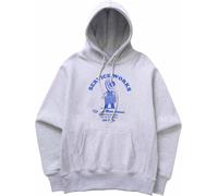 Service Works - Men's organic cotton Sweatshirt - Maintenance Hoodie Heather Grey for Men - Size L Grey L