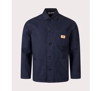 Service Works Mens Canvas Chore Shirt - Colour: Dark Navy - Size: XL