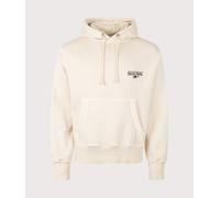 Service Works Mens Loopback Trademark Hoodie - Colour: Natural - Size: Medium