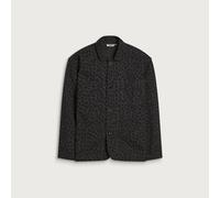Service Works Men's Patterned Easy Chef Shirt Black Leopard Large