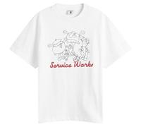 Service Works Men's Pots & Pans T-Shirt White Medium
