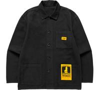 Service Works - Organic cotton Shirt - Canvas Chore Shirt Black for Men - Size L Black L