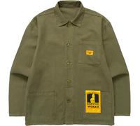 Service Works - Organic cotton Shirt - Canvas Chore Shirt Olive for Men - Size M - Khaki Khaki M