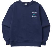 Service Works - Organic cotton sweatshirt - In Bloom Crewneck Navy for Men - Size L Navy L