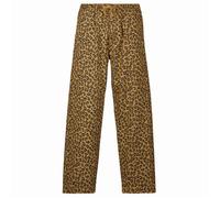 Service Works Wide leg / Harem trousers Patterned Easy Chef Pants in Brown EU L