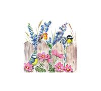 Serviette "Spring at the Garden Fence" Pack of 20