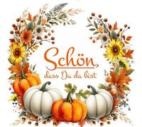 Serviettenshop 20 Autumn Beautiful Napkins with Pumpkins as Table Decoration, 3-Ply, 33 x 33 cm, Autumn Colors, Paper