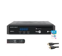 Servimat Pack HD Satellite TV Receiver + Viaccess Fransat PC7 Card + HDMI Cable 2 m