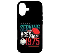 Serving Aces Since 1975 Table Tennis Lover 50th Birthday Case for iPhone 17