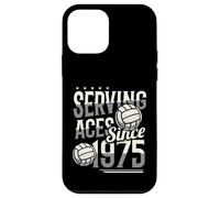 Serving Aces Since 1975 Volleyball Lover 50th Birthday Case for iPhone 12 mini