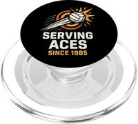 Serving Aces Since 1985 Volleyball Lover 40th Birthday PopSockets PopGrip for MagSafe