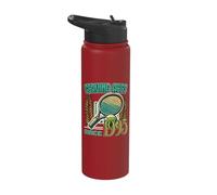 Serving Aces Since 1995 Tennis Lover 30th Birthday Stainless Steel Insulated Water Bottle