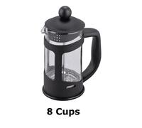 Serving Cafetiere Coffee Maker Mixer Plunger Press Glass Pitcher 3/6/8 Cups