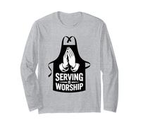 Serving is Worship Christian Faith Service and Humility Long Sleeve T-Shirt