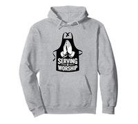 Serving is Worship Christian Faith Service and Humility Pullover Hoodie