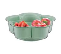 Serving Plate with Compartments, Plate for Biscuits, Rotating Fruit Plate, for Fruit Plate, Hot Pot, Snack, Dessert, Party, Food, Catering, Kitchen, Fridge