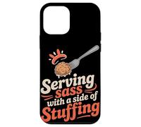 Serving Sass With a Side of Stuffing Thanksgiving Case for iPhone 12 mini