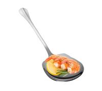 Serving Spoon - Stainless Steel, 10.04x2.8x1.57in Big Spoon Durable and Multi-Purpose | Large Serving Spoons, Buffet Spoons for Kitchen, Dining, Catering, Parties, and Home Use