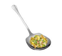 Serving Spoons - Extra Rice Spoon for Easy Portioning | Durable Metal Serving Spoon with Comfortable Grip | Utensils for Buffet, Parties, Cooking and Everyday Dining Service