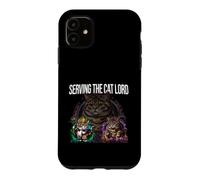 Serving The Cat Lord Funny Feline Royal Master Design Case for iPhone 11