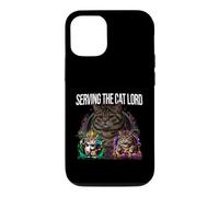 Serving The Cat Lord Funny Feline Royal Master Design Case for iPhone 12/12 Pro