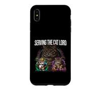 Serving The Cat Lord Funny Feline Royal Master Design Case for iPhone XS Max
