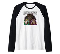 Serving The Cat Lord Funny Feline Royal Master Design Raglan Baseball Tee