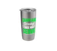 Serving Those Who Serve Religious Clergy God Jesus Chaplain Stainless Steel Insulated Tumbler