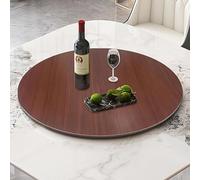 Serving Tray 360° Silent Rotating Round Wooden Plate Perfect for Dining Table Glass Wood & Marble s Ideal for Entertaining & Serving
