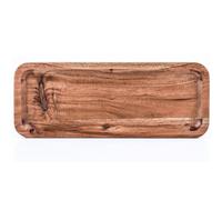 Serving Tray Candle Tray Tabletop Decor Tea Tray Scandinavian Brown Solid Wood